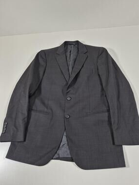 Brooks Brothers Suit Jacket Mens 39R Gray Wool 1818 Fitzgerald VBC Italy